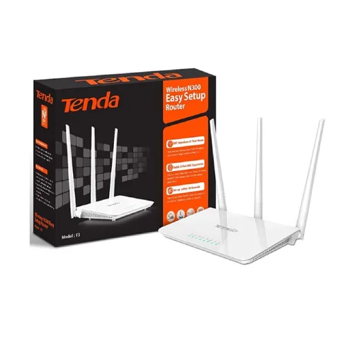 Tenda F3 300mbps 3 Antennas Wireless Router